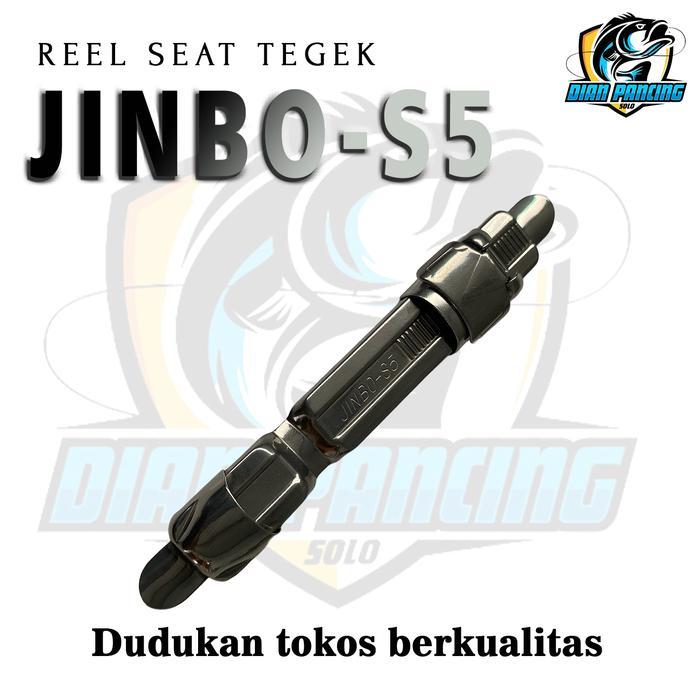 Reel Seat Tegek Jinbo-S5 Logam Berkualitas