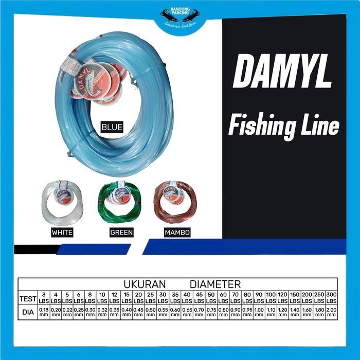 Senar Damyl Biru ukuran 3 lbs - 300 lbs Fishing Line
