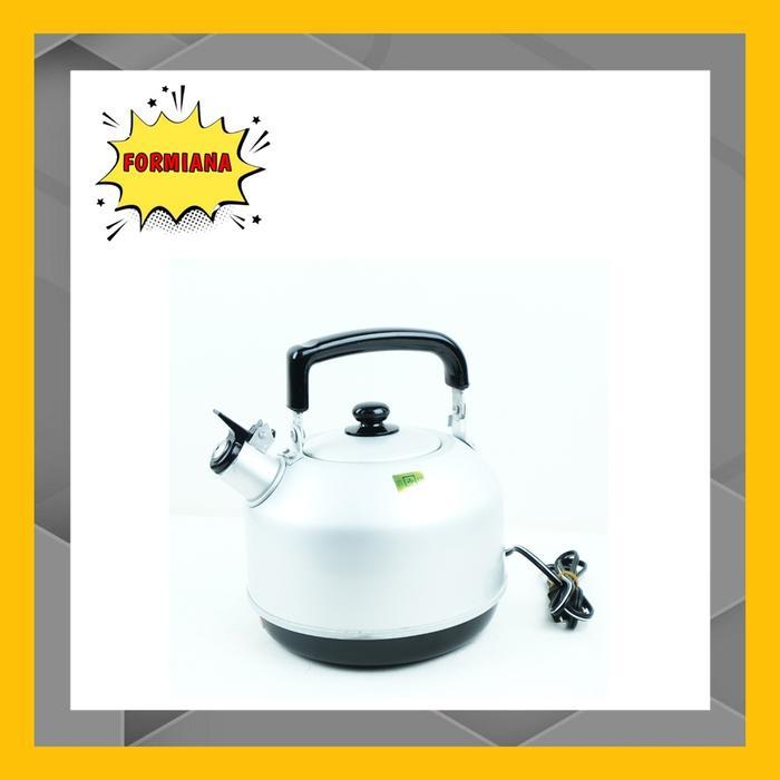 Teko Bunyi Listrik Maspion 22 Aluminium Silver - Teko Pemanas Air