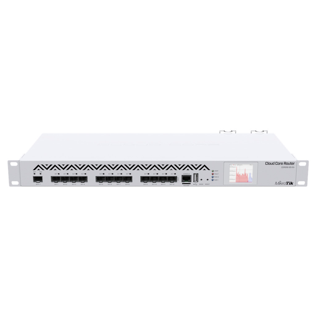 PROMO HARI INI  MikroTik MT CCR1016-12S-1S + Router Cloud CoreWired 12 X Port SFP 1 X Port SFP + WLR