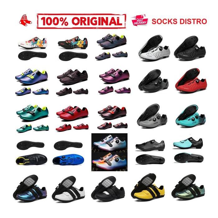 Sepatu Sepeda Road Bike Rb Cleat Speed Sport Cycling Best Seller