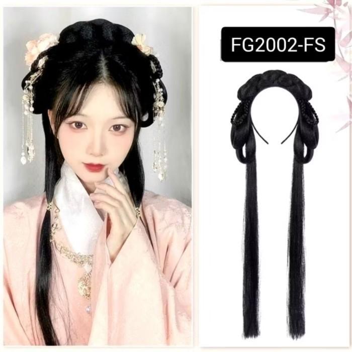 Bando Wig Rambut China/ Bando Hanfu/ Wig China