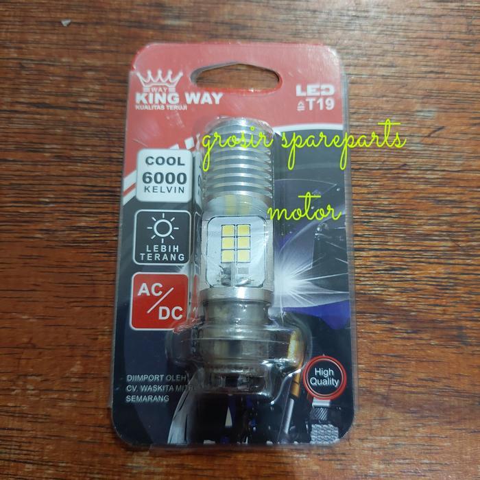 BOHLAM LED KING WAY T19 AC/DC MOTOR BEAT FI STREET MIO M3 SPORTY MIO J