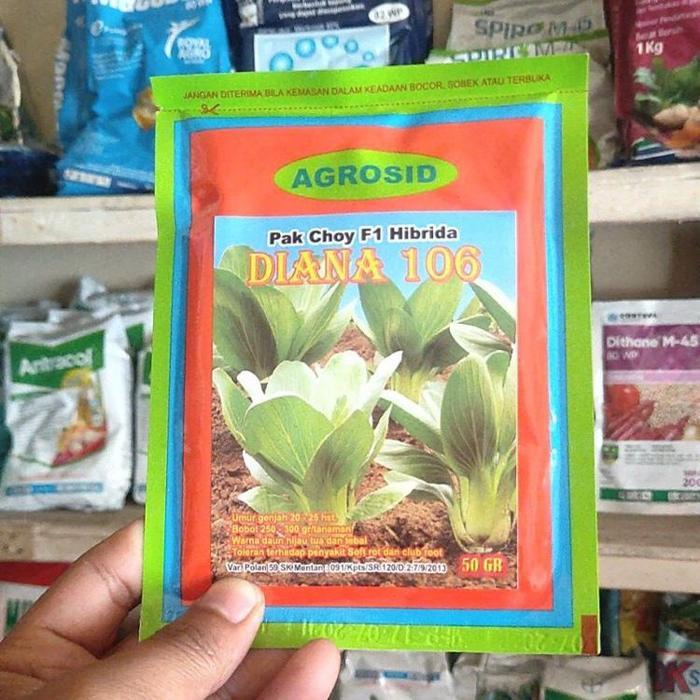 Super Murah, Benih Bibit Pakcoy Tahan Busuk, Diana 50Gram