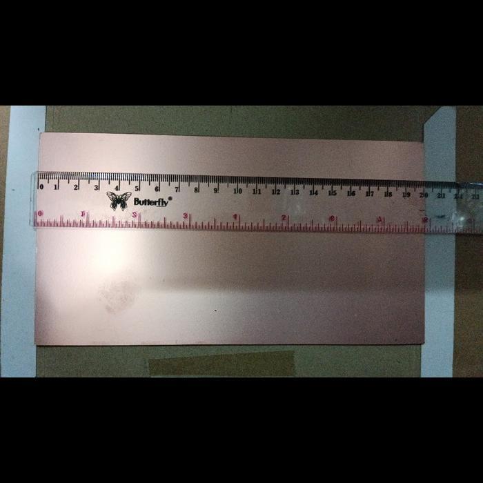 TERLARIS 8347 papan pcb polos fiber lembaran merk ec korea 10x20 fr4 fr 4 10cm x 20cm