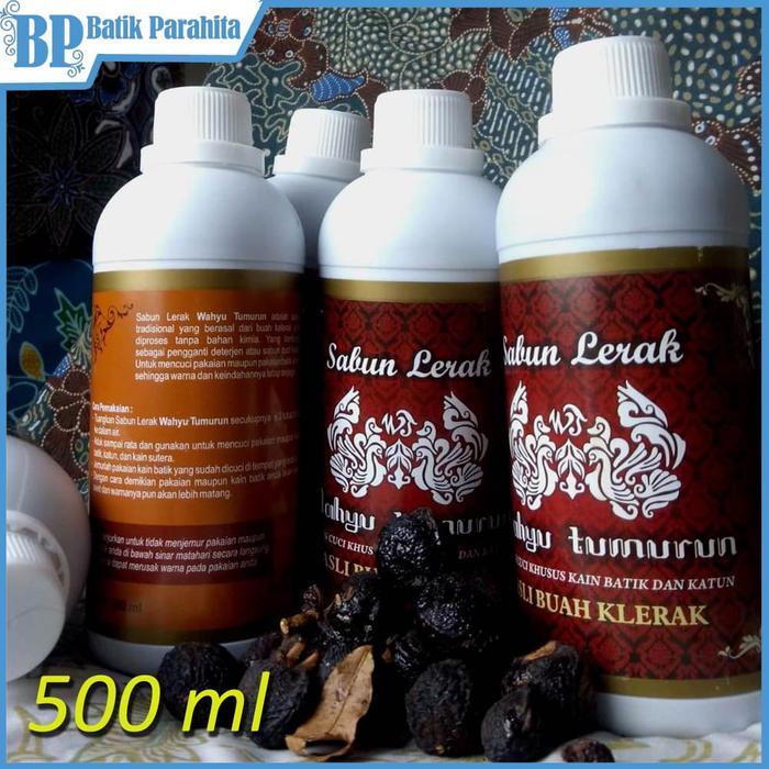 N3W Lerak cair sabun cuci kain batik tulis isi 500 ml - bahan laundry pakaian kain batik bersih