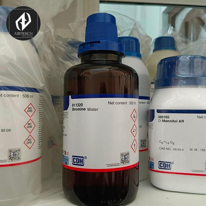 SALE Bromine water, for analysis, CDH 500ml TERMURAH
