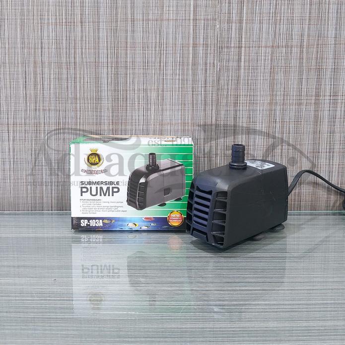 Spa Sp-103A Submersible Pump Pompa Air Celup Filter Aquarium