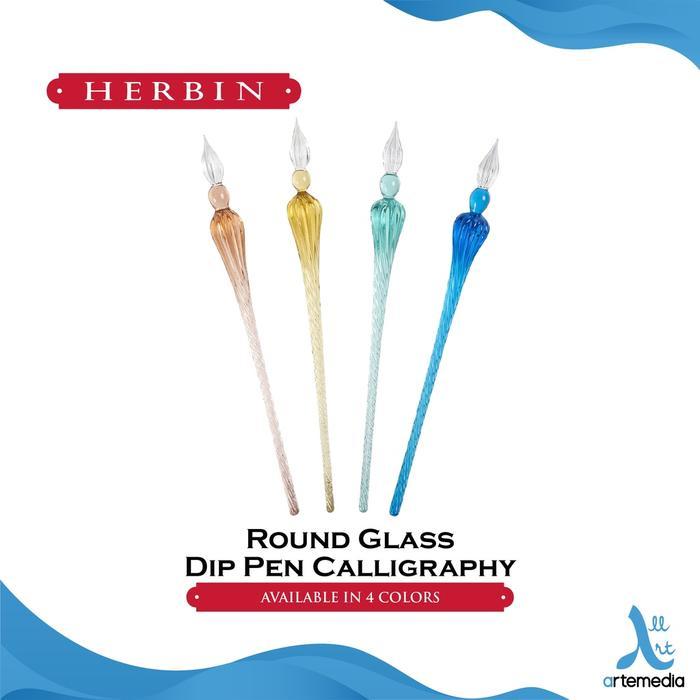 Herbin Round Glass Dip Pen Calligraphy