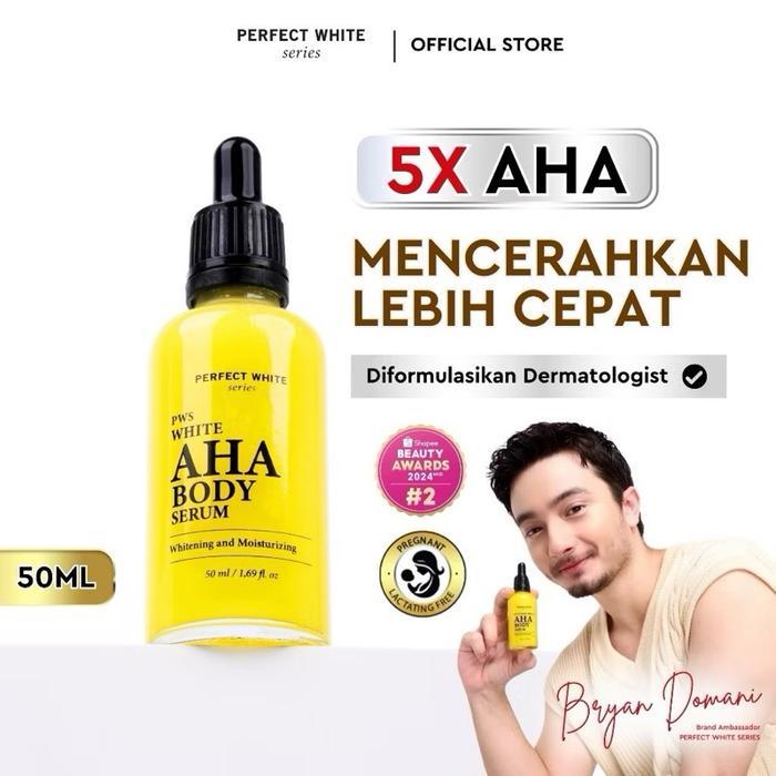 Perfect White Aha Body Serum Whitening & Moisturizing Aha Body Serum By Perfect White Mencerahkan