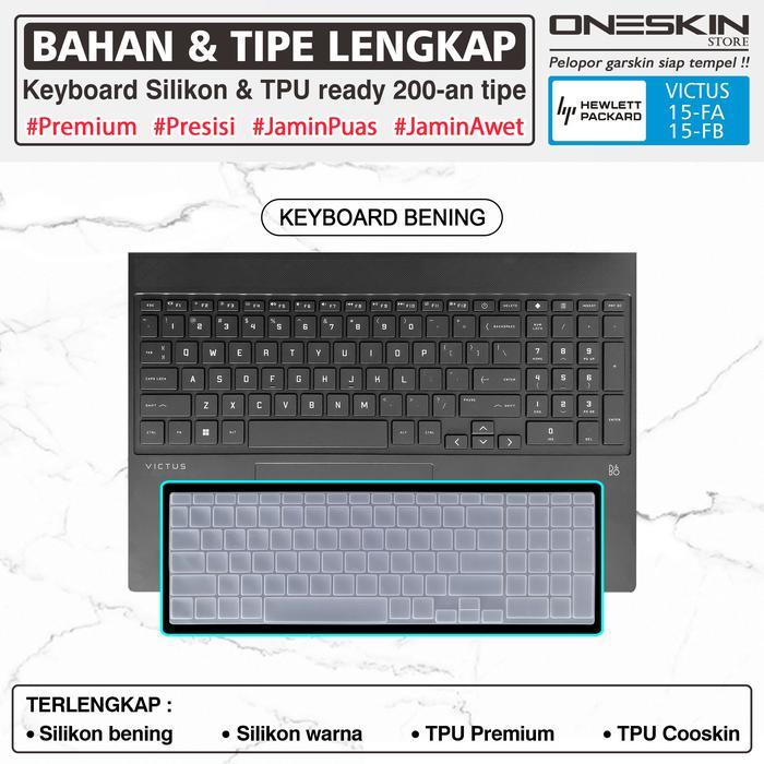 HRG DISKON Pelindung Keyboard Protector HP Victus 15-fa fa0008tx fa0011tx Silikon