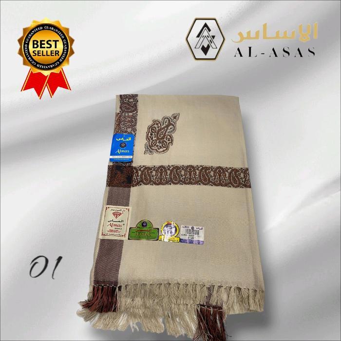 Sorban Rida Almas Shawl 721-F ,Sorban Rida Yaman Tenun,Sorban Rida Habaib