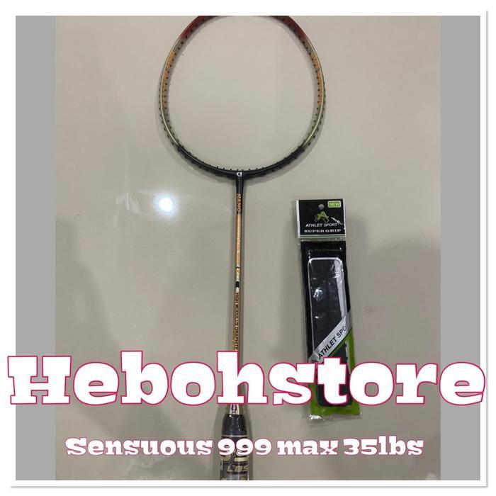Raket Badminton APACS SENSUOUS 999 grip 4u G2 kuat 35 lbs