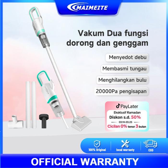 Maimeite Vacuum Cleaner Penyedot Debu 5 In 1Cordless Portable 20000Pa Mini Penyedot Debu
