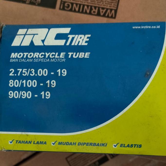IRC TUBE 275/300-19;80/100-19;90/90-19 BAN DALAM MOTOR RING 19 IRC