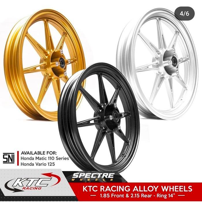 Velg Ktc Racing Spectre Ring 14 Vario 125 150 Led Old/ Pelak Racing Ktc Spectre Palang 8 Ring14 New