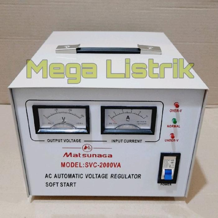 Stavolt Matsunaga SVC 2000 VA / Stabilizer matsunaga 2000watt
