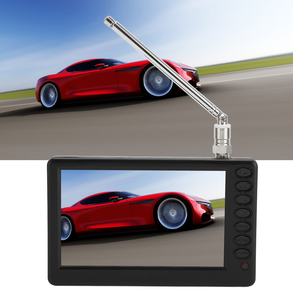 5 Inch Portable TV ISDB T Compliant Rechargeable 1080P Mini Digital Television Mini Digital
