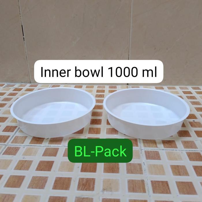 inner paper bowl 1000 ml putih tebal
