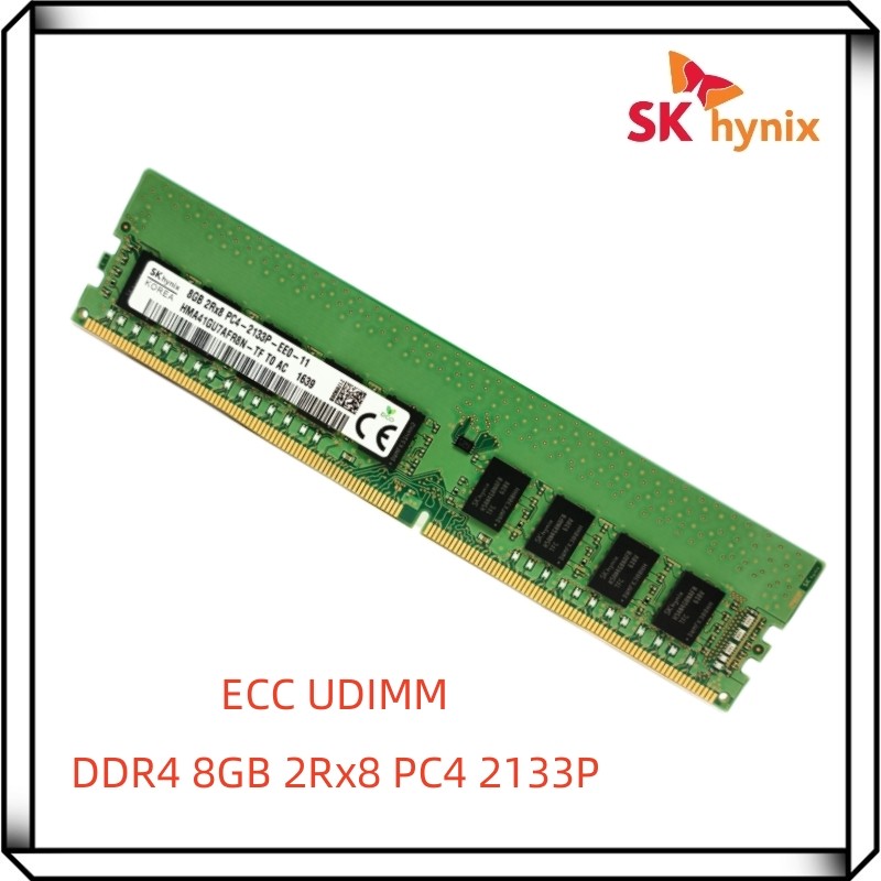 Hynix DDR4 8GB 2133P PC4 2133MHz 2Rx8 Pure ECC UDIMM workstation RAM Unbuffered Server memory