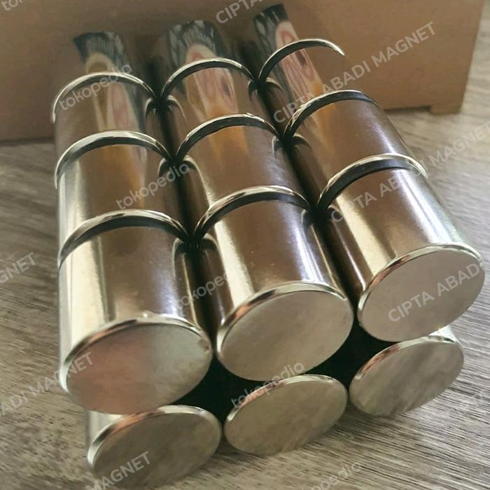 Magnet neodymium 23x25mm N52 / Magnet bulat /Magnet Round