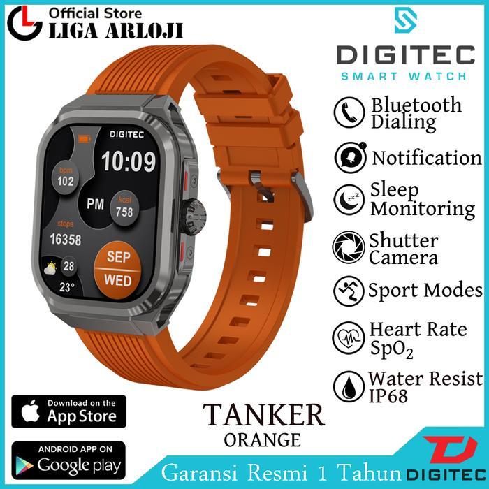 New Best Quality 100% Original Digitec Sw Smart Watch Tanker Jam Tangan Pria Digital Smartwatch
