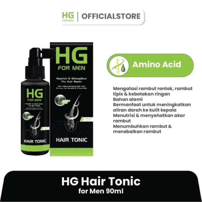 Paket Perawatan Rambut Rontok Natur Hg Shampoo+Tonic