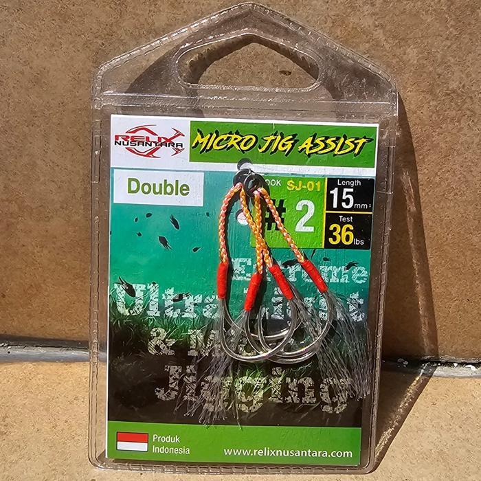 Relix Nusantara Micro Jig Assist Double Hook