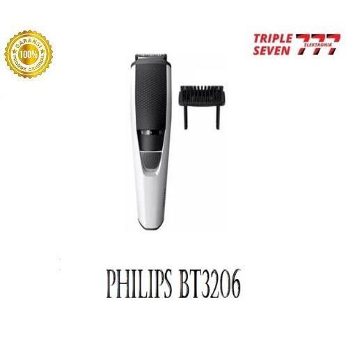 Philips Bt3206-14 Series 3000 Beard Trimmer Cukur Jenggot & Kumis Sistem Lift & Trim Pisau Baja