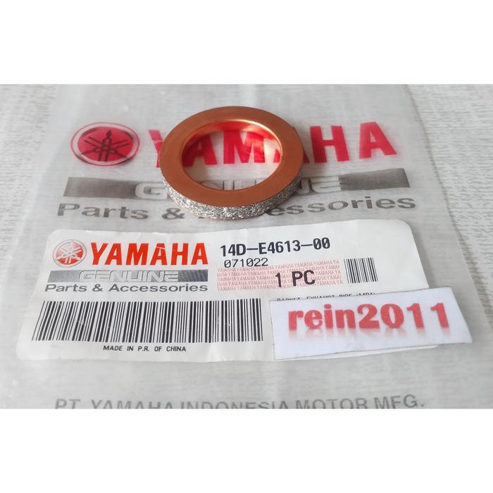 Gasket Paking Knalpot Mio Soul J Gt Sporty Fino Xeon Rc Aerox 125 Xride 115 Asli Ori Yamaha 14D