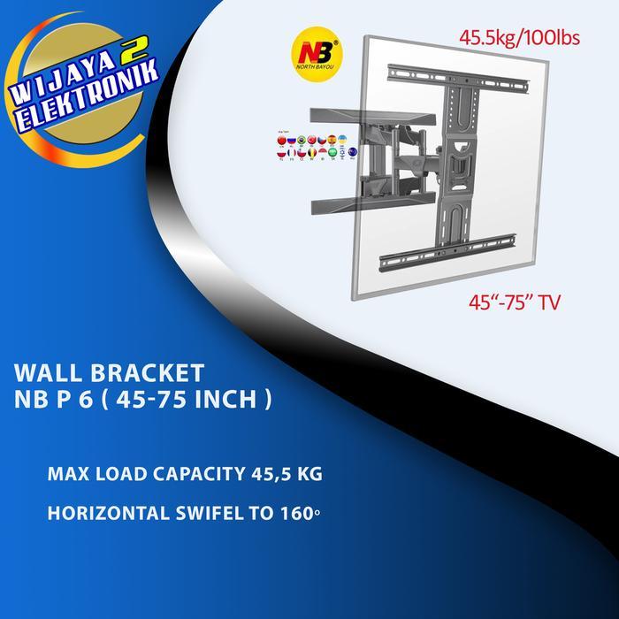 BRACKET TV LED NB P6 45 INCH-75INCH