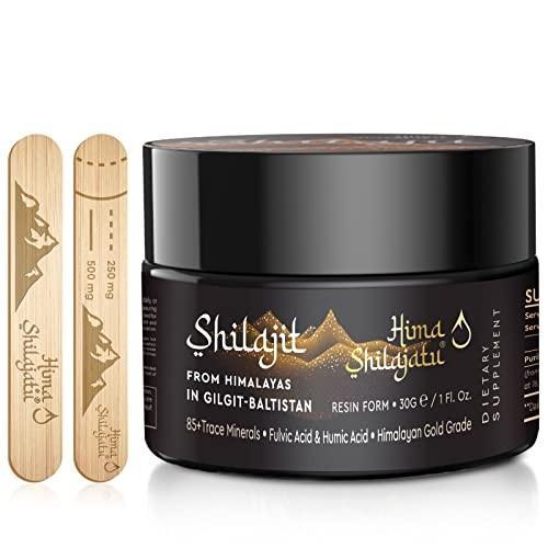 Purest Himalayan Shilajit Resin - Gold Grade 100% Pure hima shilajit 60 servings