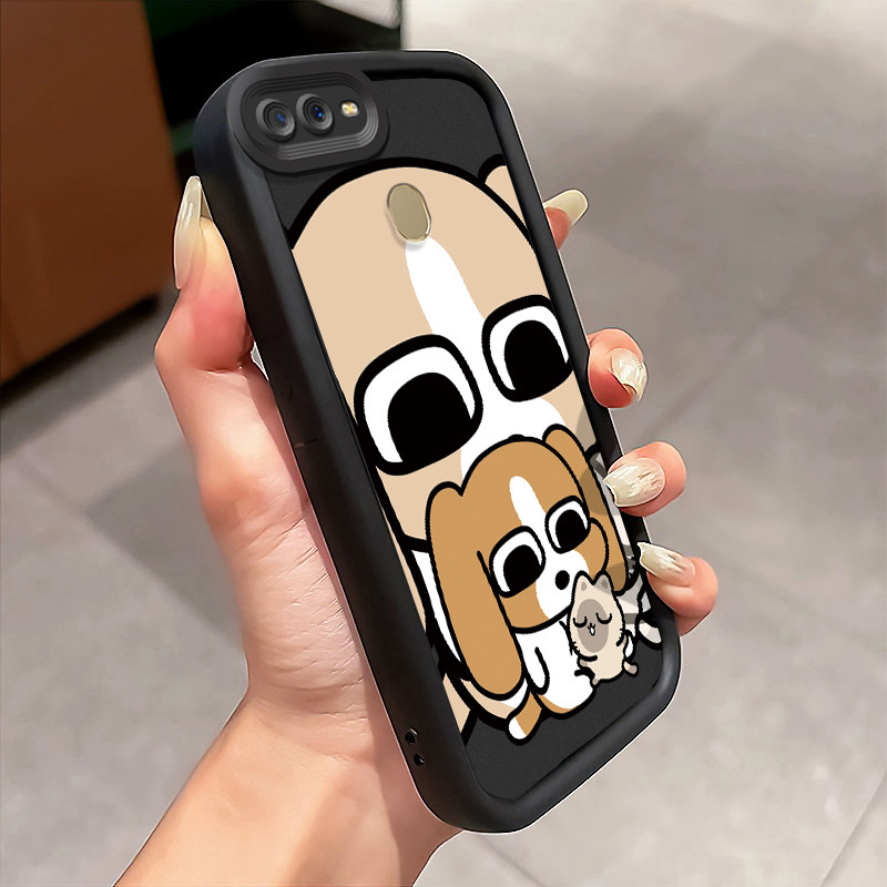 Casing Hp OPPO A7 OPPO A5s OPPO A12 OPPO A12S A11k Case Funny little dog Kasing silikon Cesing bagus