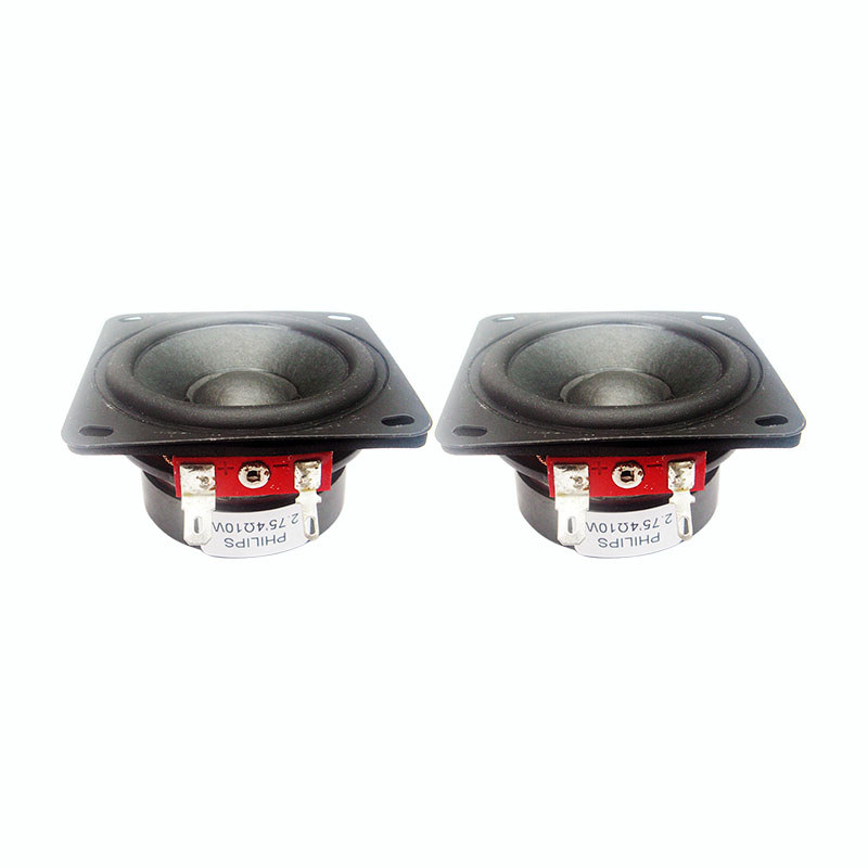 10W Full Range Speaker 4Ohm 2.75 Inch Tweeter Mid Range Bass Speaker 70mm Rubber Edge Loudspeaker