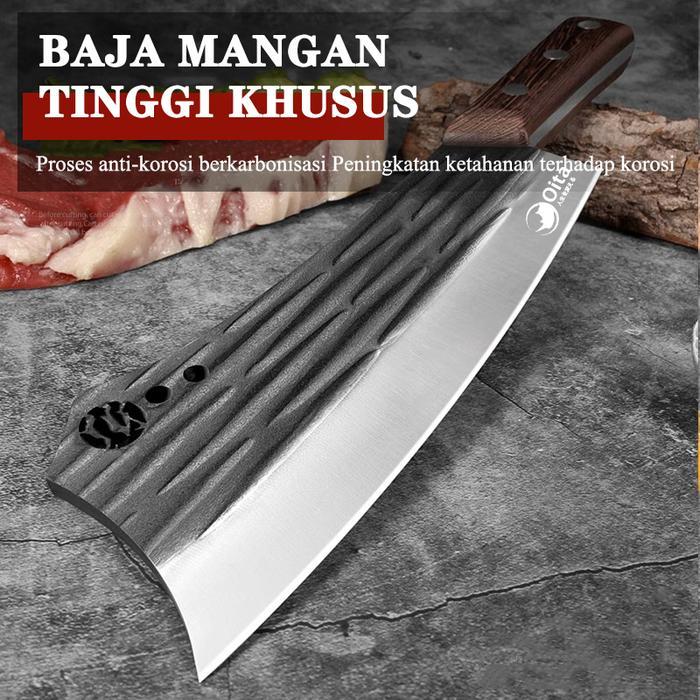 Oita B Series Pisau Ketebalan Bilah 5Mm, Berat 720G, Konstruksi Baja Karbon - Dirancang Khusus Untuk