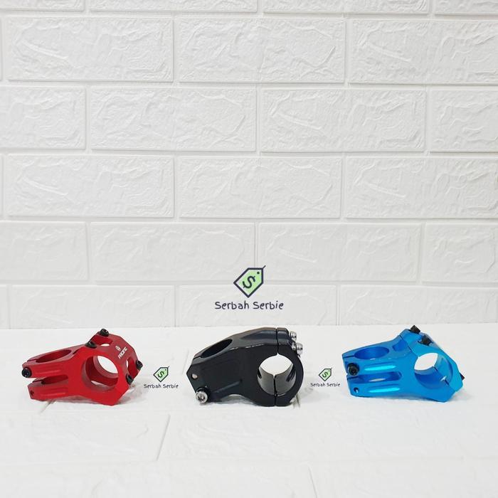 Handle Stem Oversize 31.8 Head 32Mm Sepeda Alloy Kepala Tiang Stang Merah Biru Hitam Bmx Mtb Gunung