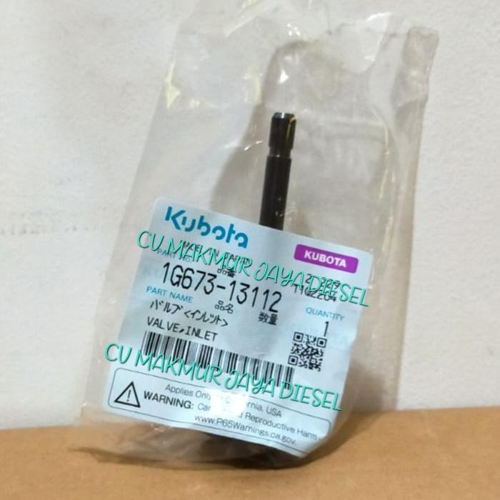 Promo Valve Intake,Klep Minyak D1105 1G673-13112 Kubota