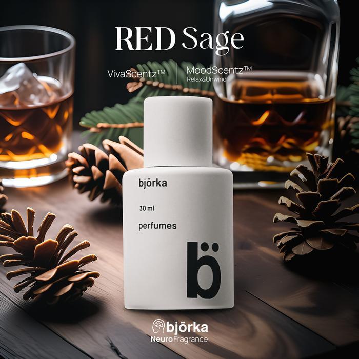 TERBARU BJORKA RED SAGE Bjorka Parfum NeuroFragrance Bjorka Parfum Pria Wanita Tahan Lama ( Kualitas