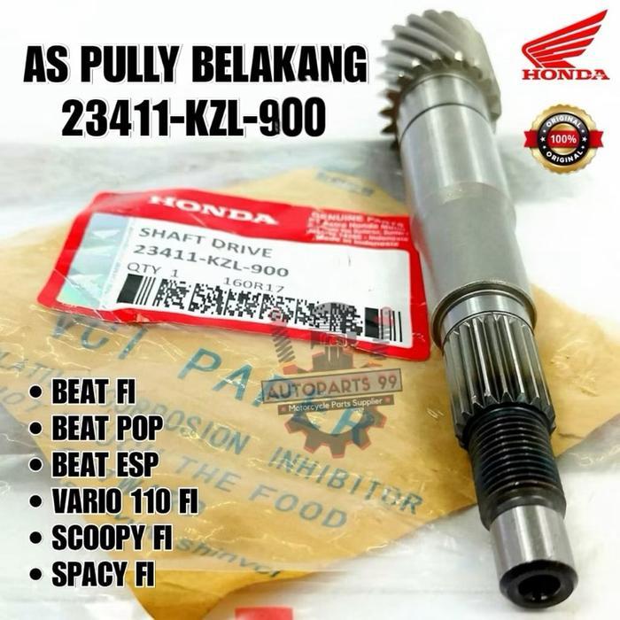 AS PULLY BELAKANG KZL BEAT FI POP ESP VARIO FI SCOOPY FI SPACY FI ORIGINAL HONDA SHAFT DRIVE KZL