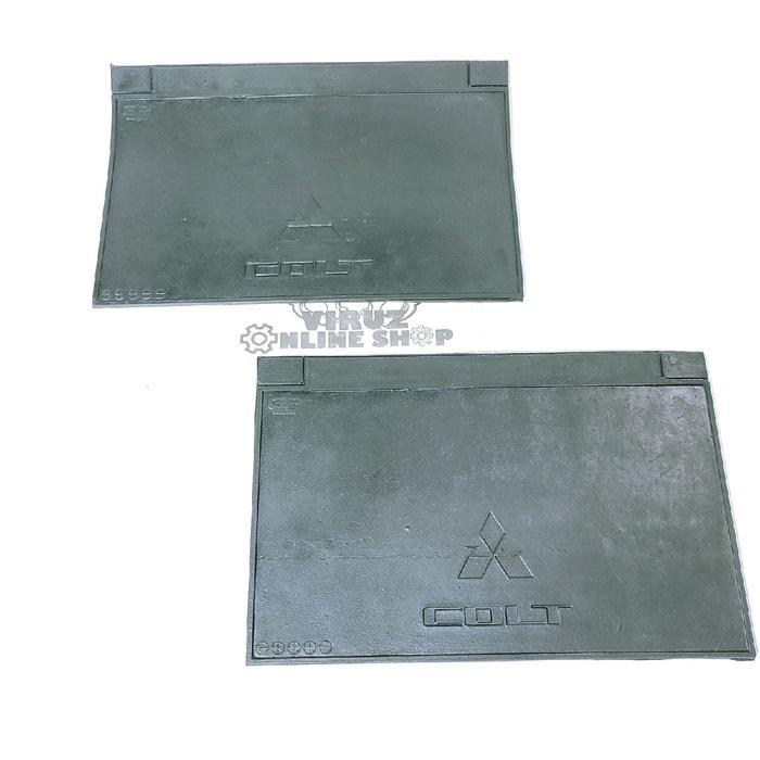 Promoo Mud Flap Kepet Lumpur Roda Depan Karet Mitsubishi L300 L-300 1Set