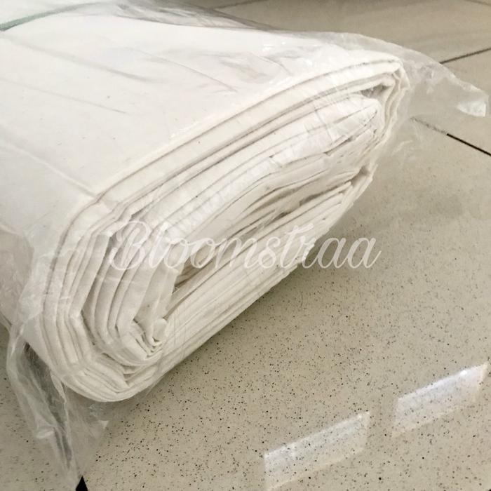 Promo Kain Blacu Tebal Roll Putih Bahan Blacu Tebel Rapat Grey Katun Mori Terjamin