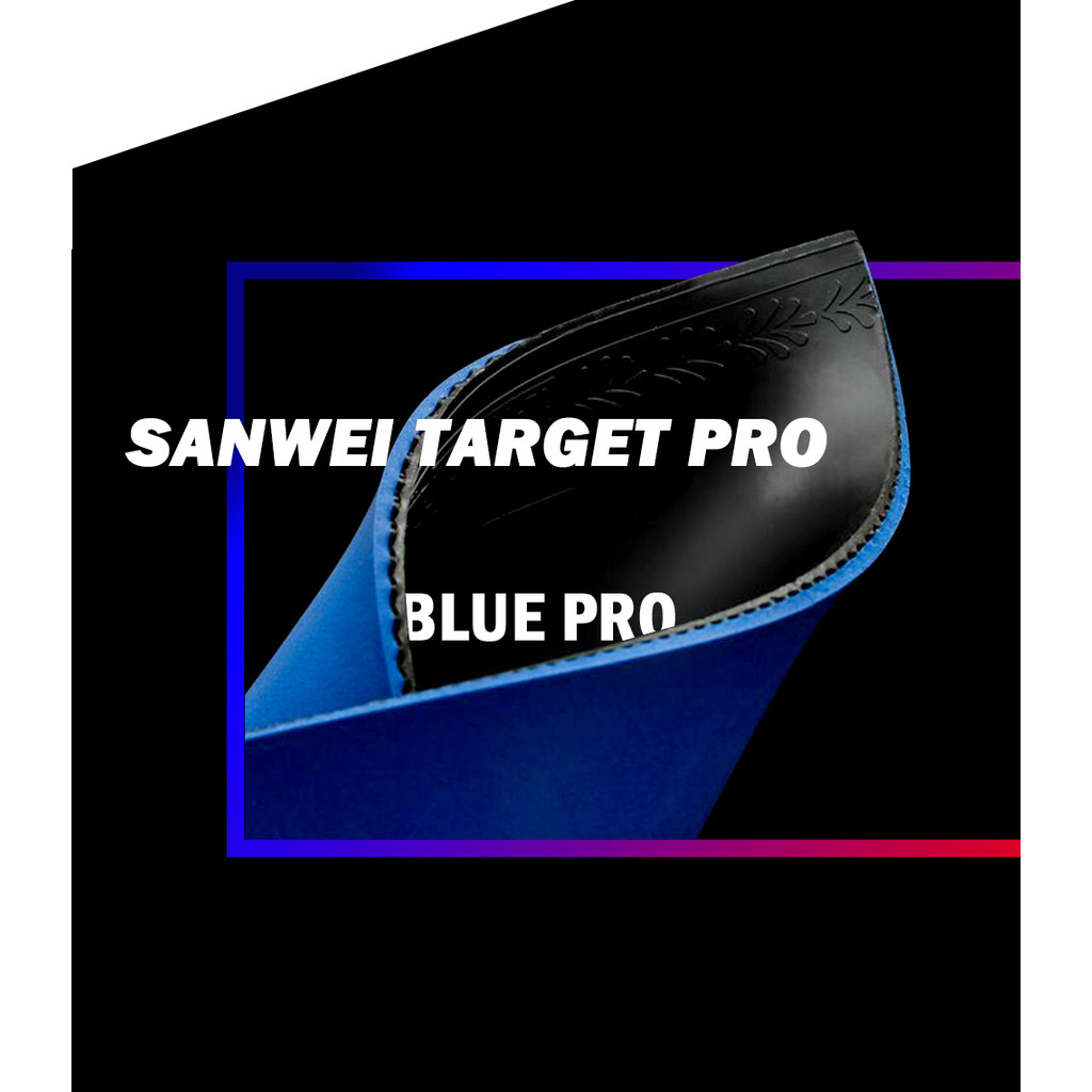 ITTF approved  SANWEI Target PRO Blue Sponge  National Hurricane  Table Tennis rubber  / Ping Pong r