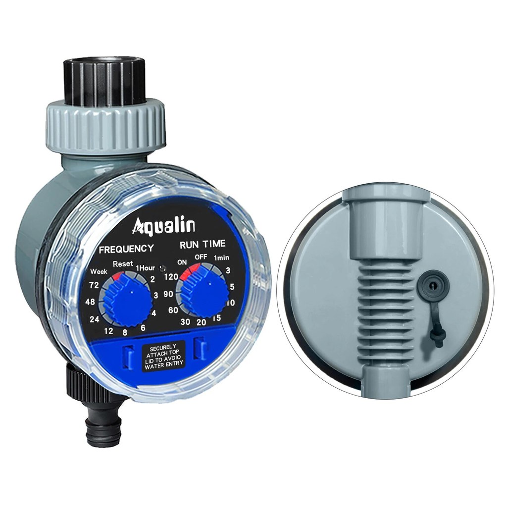 PROMO HARI INI  Aqualin Garden Water Timer with Rain Sensor Hole Garden Hose Timer Irrigation Contro