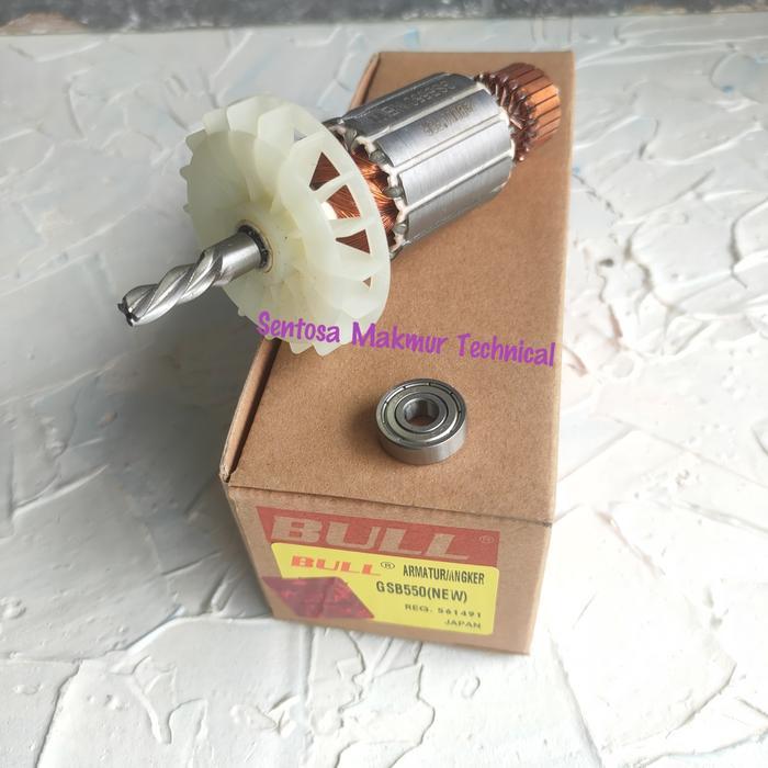 Bull Gsb 550 13 Mm Armature Angker Bor Impact Drill Bosch 13Mm