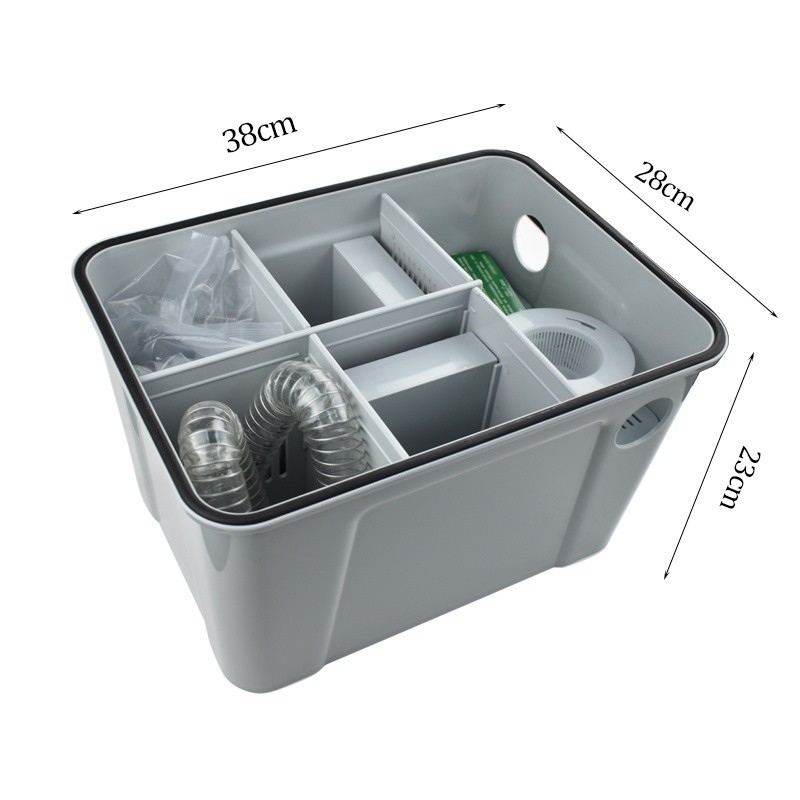 Dental Gypsum Powder Filter Trap Stone Plaster Sedimentation Tank for Dental Lab High Capacity Gypsu