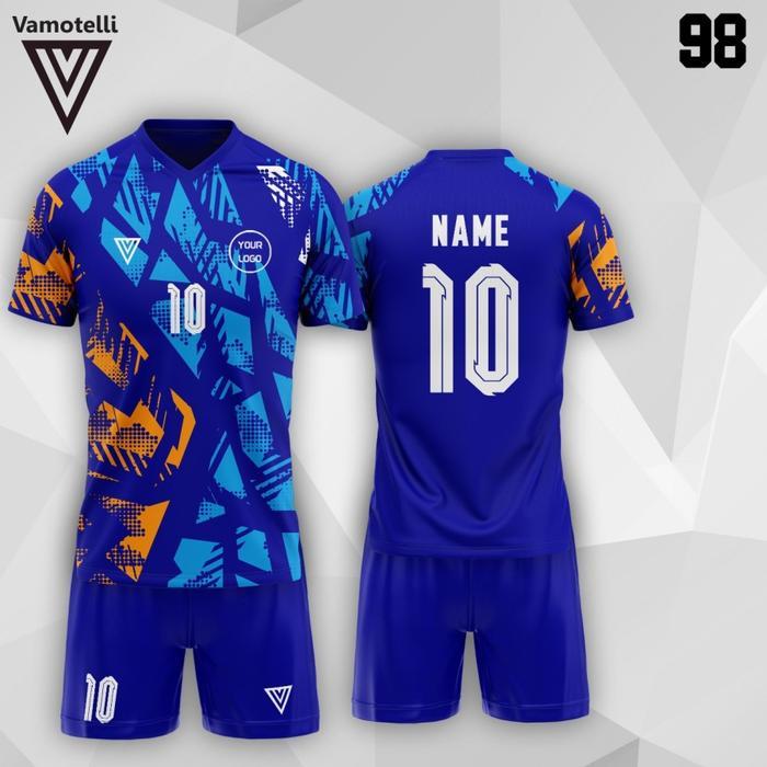 Baju Bola Stelan Futsal Bola Jersey - Vamotelli (Design Sublim #20)