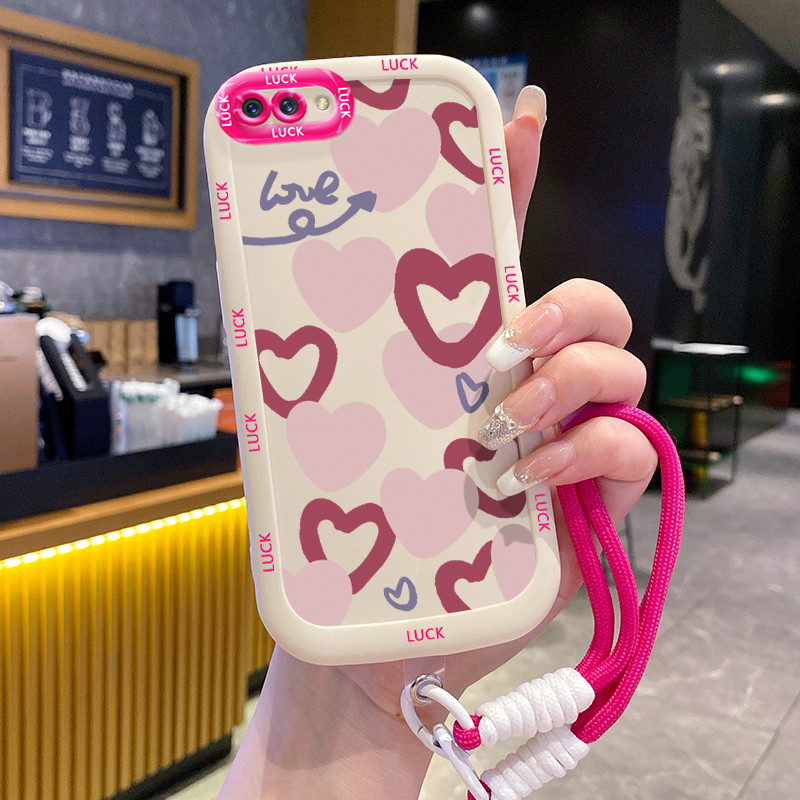 Casing Hp untuk OPPO A5 A3s A12E Realme C1 Case Casing HP Softcase silikon hitam yang dipersonalisas