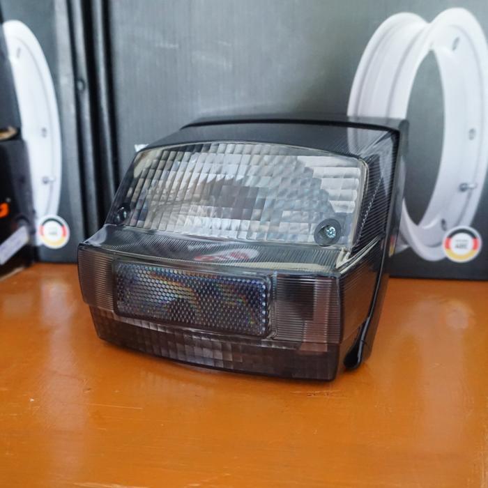 Stoplamp Vespa Px Kaca Smoke