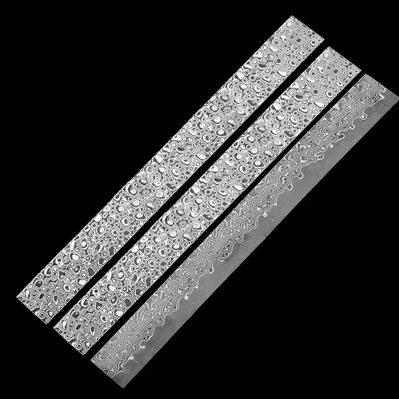 500*50*3mm damascus steel blank 67 layers knife blade steel knife making steel bar DIY knife blank