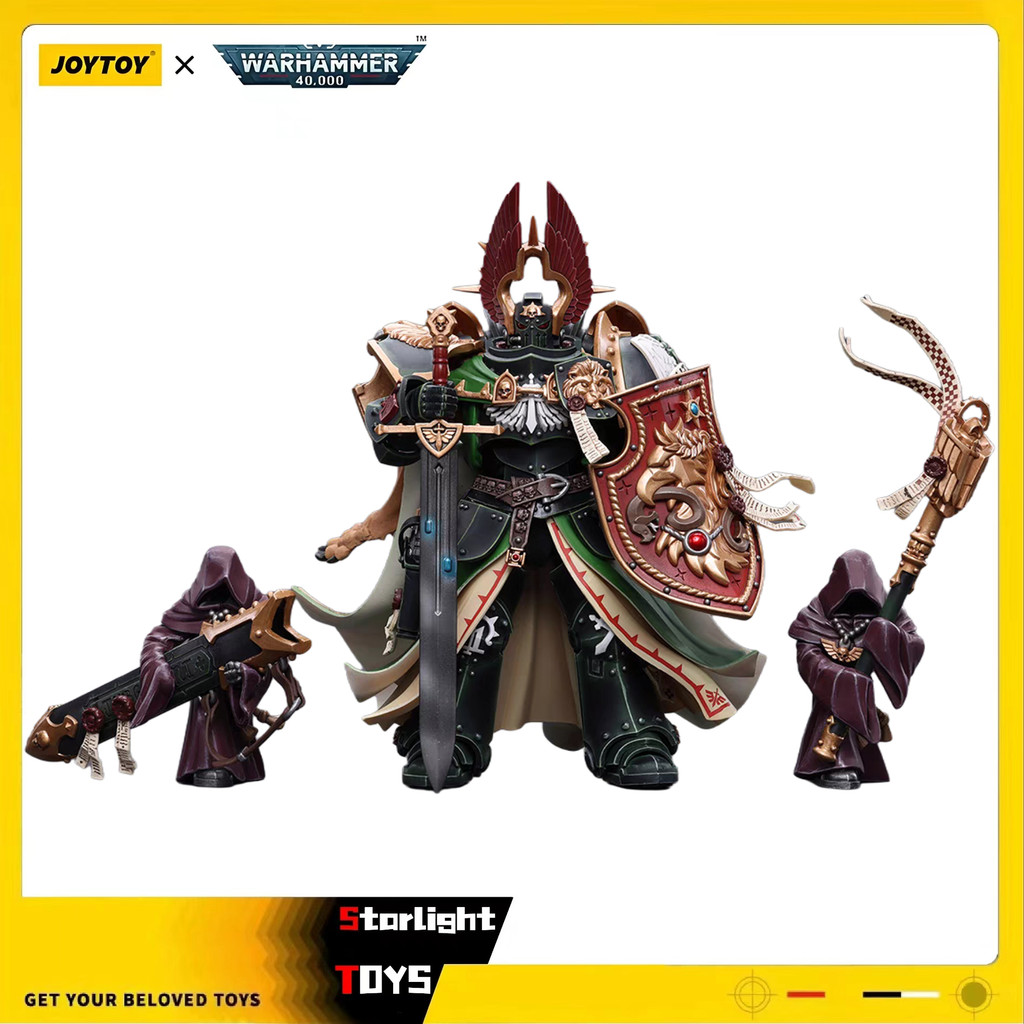JOYTOY 1/18 Action Figure Warhammer 40K Dark Angels Primarch Lion El'Jonson Toys Model Ornaments